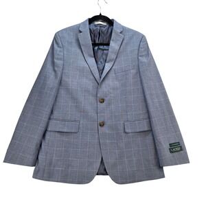 Lauren Ralph Lauren NEW Kids Blazer Suit Separate Blue Plaid Windowpane 20R Boys